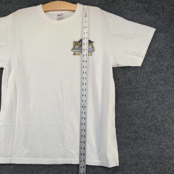 Anvil Men's 42nd Tire Kingdom Gatornationals White Large 2011 Double Sided - Picture 13 of 16